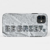 Seien Sie kurz. Case-Mate iPhone Hülle (Rückseite (Horizontal))