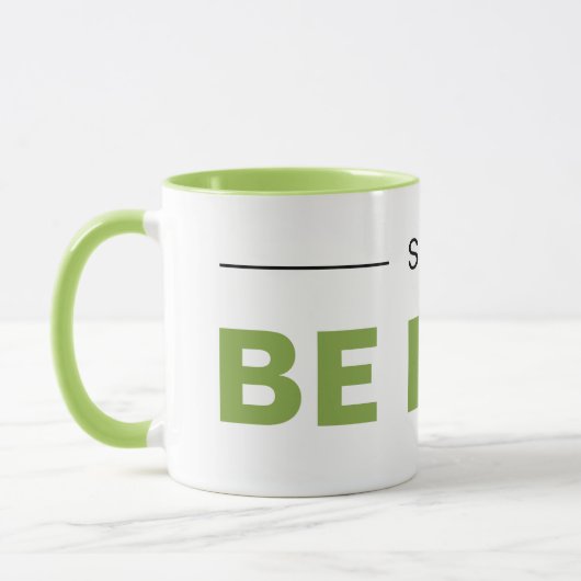 Seien Sie Leap Bleibe für immer Young Simple Moder Tasse (Links)