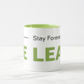 Seien Sie Leap Bleibe für immer Young Simple Moder Tasse (Zentrum)