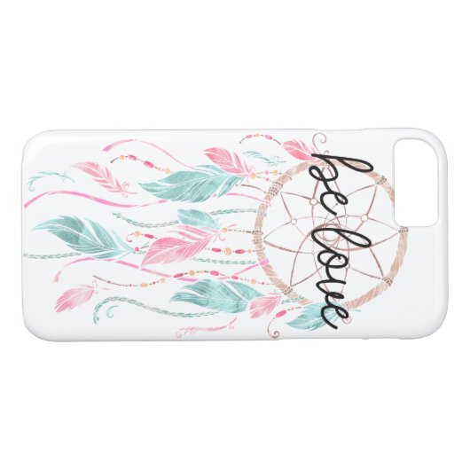 Seien Sie Liebe Boho Traumfänger Case-Mate iPhone Hülle (Rückseite (Horizontal))