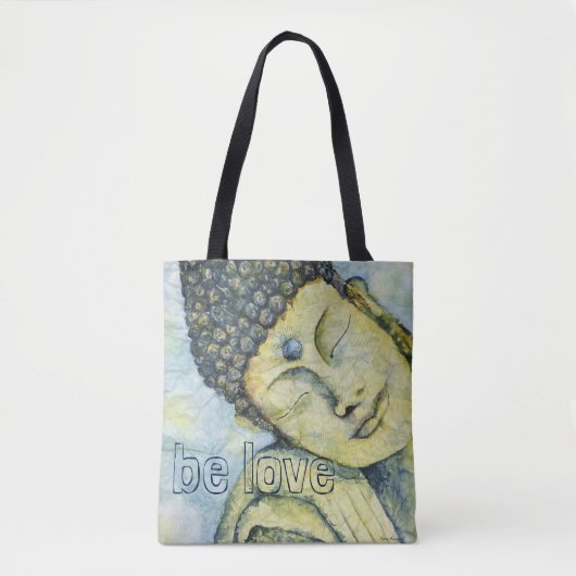 Seien Sie Liebe-Buddha-Kunst ganz über Tasche (Vorderseite)