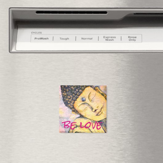 Seien Sie Liebe Zen Buddha Magnet (In Situ (Geschirrspüler))
