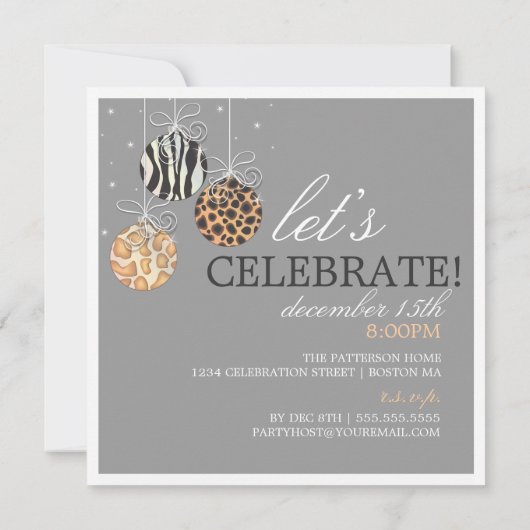 Seien Sie lustiges Einladung (Rückseite)