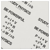 Seien Sie mächtig Study Physik Gleichungen Geek Ad Stoff (Nahaufnahme)