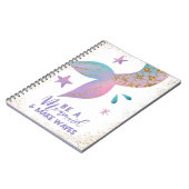 Seien Sie Meerjungfrau und stellen Sie Waves Girls Notizblock (Linke Seite)