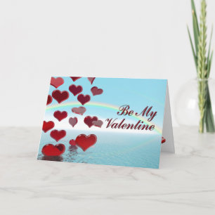 Seien Sie mein am Valentinstag Feiertagskarte