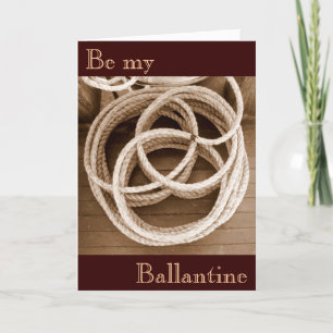 Seien Sie mein Ballantine Feiertagskarte