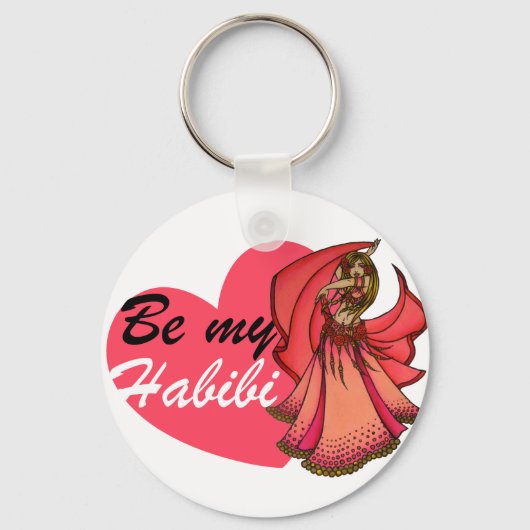 Seien Sie mein Bauchdance Habibi Schlüsselkette Schlüsselanhänger (Vorderseite)