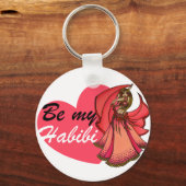 Seien Sie mein Bauchdance Habibi Schlüsselkette Schlüsselanhänger (Vorderseite)