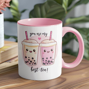 Seien Sie mein Beste Tea Galentines FotoCollage Tasse