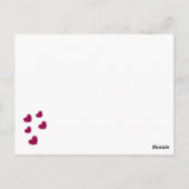 SEIEN SIE MEIN BLUMENMÄDCHEN A05 POSTKARTE (Rückseite)