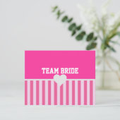 Seien Sie mein Bridesmädchen MOH Team Bride Pink S (Stehend Vorderseite)