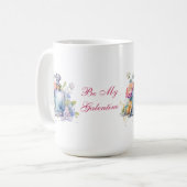 Seien Sie mein Galentine Kaffeetasse (Vorderseite Links)