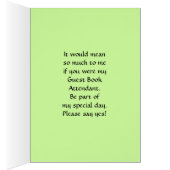 Seien Sie mein Gästebuch Attendant Lily of the Val (Innen (Rechts))