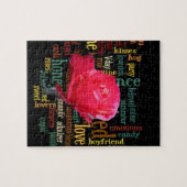 Seien Sie mein Glück Valentine unter dem blauen Hi Puzzle (Horizontal)