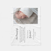 Seien Sie mein Godmatervorschlag Foto Fleecedecke (Vorderseite)