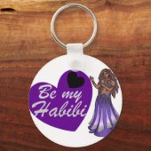 Seien Sie mein Habibi Belly Tänzer Schlüsselanhänger (Vorderseite)