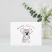 Seien Sie mein Koala - Zeit Postkarte (Stehend Vorderseite)