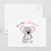 Seien Sie mein Koala - Zeit Postkarte (Vorne/Hinten)