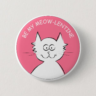 Seien Sie mein Meow-lentine! Button