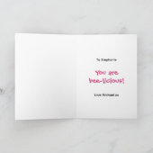 Seien Sie mein Niedlicher Hummeln-Cartoon Karte (Innenseite)