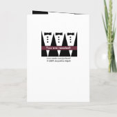 Seien Sie mein Page Boy INDIVIDUELLE NAME Card Tux Einladung (Rückseite)