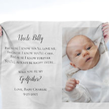 Seien Sie mein Pate Vorschlag Foto einladen