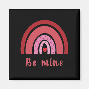 Seien Sie mein Regenbogen Herz Valentinstag I Lieb Magnet