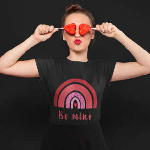 Seien Sie mein Regenbogen Herz Valentinstag I Lieb T-Shirt