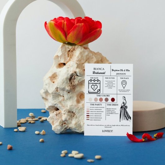 Seien Sie mein Trauzeugin Kalendervorschlag + Info Einladung