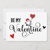 Seien Sie mein Valentine Gnome Feiertagskarte (Vorderseite)