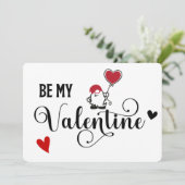 Seien Sie mein Valentine Gnome Feiertagskarte (Stehend Vorderseite)