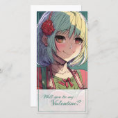 Seien Sie mein Valentine im Manga Style 33420 (Vorne/Hinten)