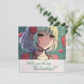 Seien Sie mein Valentine im Manga Style 33420 (Stehend Vorderseite)