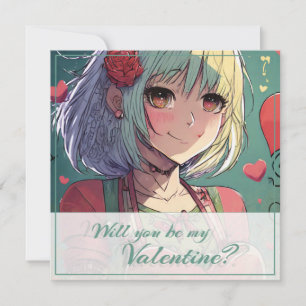 Seien Sie mein Valentine im Manga Style 33420