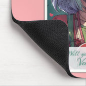 Seien Sie mein Valentine im Manga Style 33420 Mousepad (Ecke)