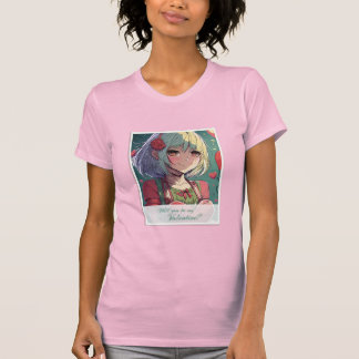 Seien Sie mein Valentine im Manga Style 33420 T-Shirt