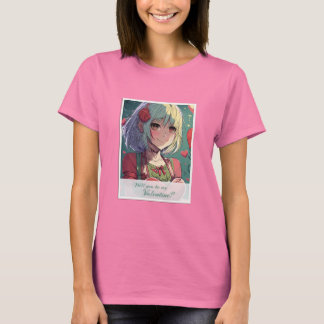 Seien Sie mein Valentine im Manga Style 33420 T-Shirt