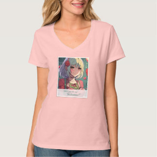 Seien Sie mein Valentine im Manga Style 33420 T-Shirt