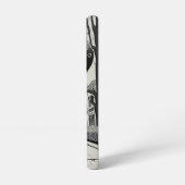 Seien Sie mein Valentine in Manga Style Monochrome Samsung Galaxy Hülle (Linke Seite)