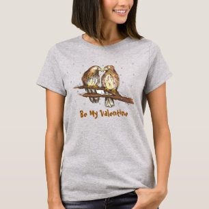 Seien Sie mein Valentine Love Bird Lovebird Valent T-Shirt