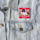 SEIEN SIE MEIN VALENTINE MINI DACKEL SCHALTFLÄCHE BUTTON (Beispiel)