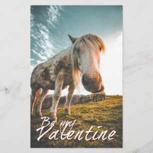 Seien Sie mein Valentine mit Blick auf Pferd V2.0