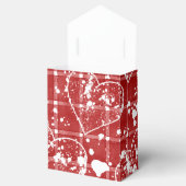 Seien Sie mein Valentine Red & White Heart Design  Geschenkschachtel (Geöffnet)