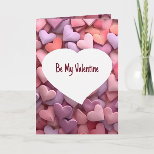 Seien Sie mein Valentine, Sie sind mein Liebling Karte (Vorderseite)