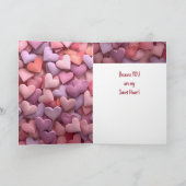 Seien Sie mein Valentine, Sie sind mein Liebling Karte (Innenseite)