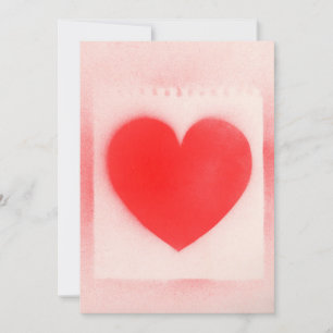 Seien Sie mein Valentiner Herz Einladung