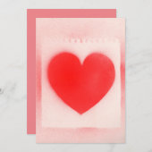 Seien Sie mein Valentiner Herz Feiertagskarte (Vorne/Hinten)