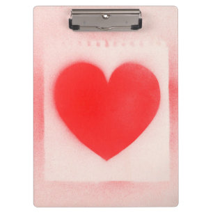 Seien Sie mein Valentiner Herz Klemmbrett