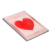 Seien Sie mein Valentiner Herz Notizblock (Rechte Seite)